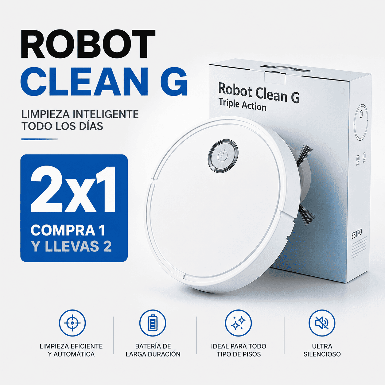 Robot Clean G Triple Action [COMPRA 1 Y LLÉVATE 2 + REGALO]
