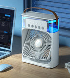 Ventilador Humidificador Portátil - ClimaFresh <span style="color: #000000;"><strong><span style="color: #ff2a00;">¡COMPRA 1 Y LLÉVATE 2!</span></strong></span> - La Moda del Verano