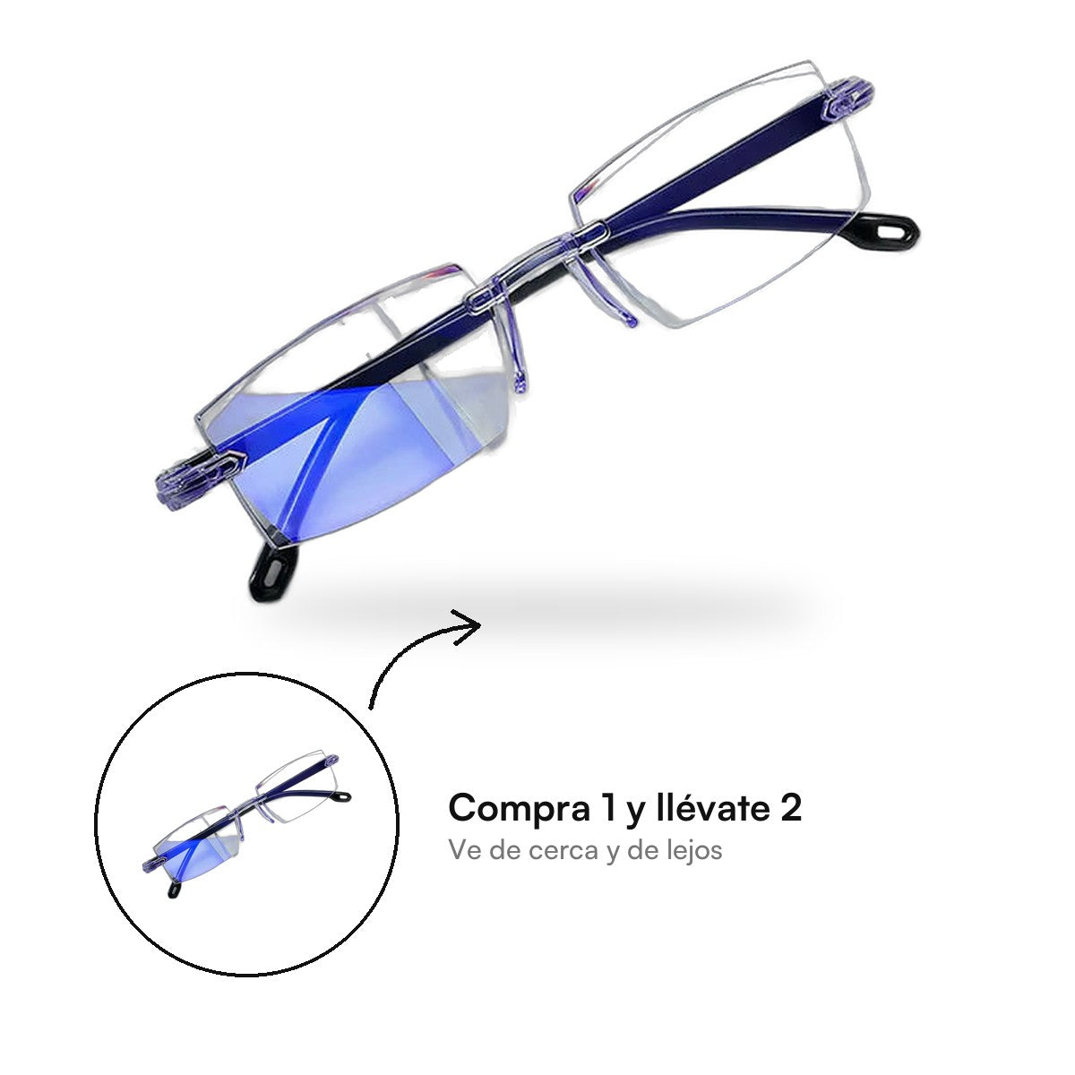 Gafas de Lectura con Aumento y Enfoque Automático