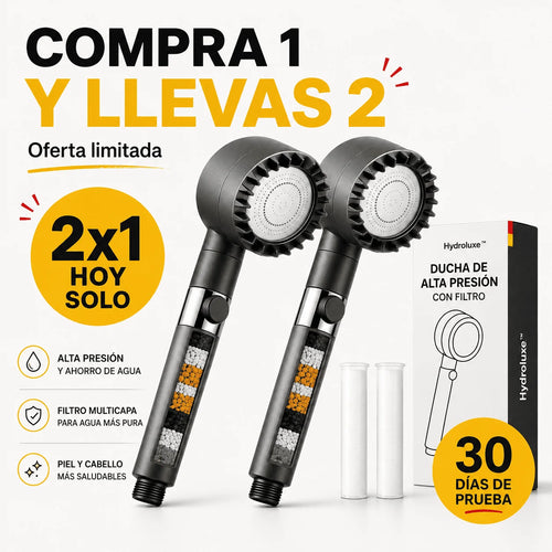Ducha HydroLuxe: compra 1 y llévate 2
